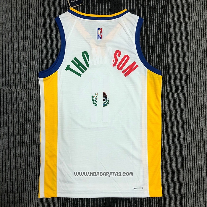 Camiseta Golden State Warriors Klay Thompson #11 2022 Slam Dunk Special Mexico Edition Blanco